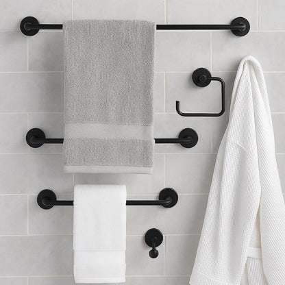 Trinsic 30 in. Wall Mount Towel Bar Bath Hardware Accessory in Matte Black