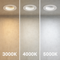 Lithonia Lighting Contractor Select WF6 6 in White Canless LED Selectable CCT New Construction Remodel Integrated LED Recessed Light Kit WF6 LED 30K40K50K 90CRI MW M6/308905668 191848253946 Lithonia Lighting