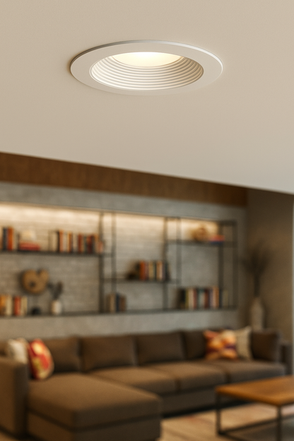 Lithonia Lighting Contractor Select WF6 6 in White Canless LED Selectable CCT New Construction Remodel Integrated LED Recessed Light Kit WF6 LED 30K40K50K 90CRI MW M6/308905668 191848253946 Lithonia Lighting