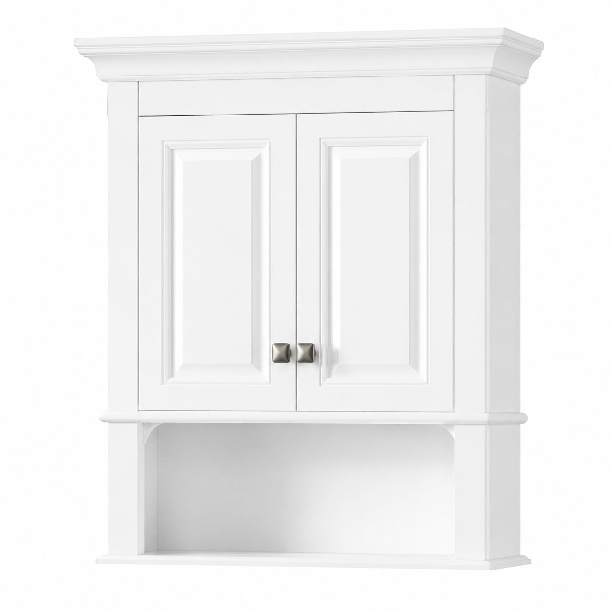 Home Decorators Collection Moorpark 24 in W x 8 in D x 28 in H Bathroom Storage Wall Cabinet in White Moorpark