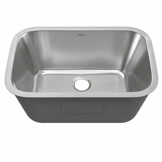 Swiss Madison Toulouse 23 1 8 in x 17 7 8 in Stainless Steel Single Basin Undermount Kitchen Sink SM KU703