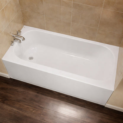 Bootz Industries Aloha Plus 60 In X 32 In Alcove Soaking Bathtub With Left Drain In White