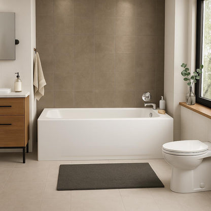 Bootz Industries Maui Plus 60 in x 32 in Alcove Soaking Bathtub with Right Drain in White 011 2342 00