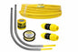 HOME FLEX Underground 1in IPS New Install Kit 1 1in x 100 ft Pipe 2 1in Couplers 2 1in Meter Risers Gas Line Detection