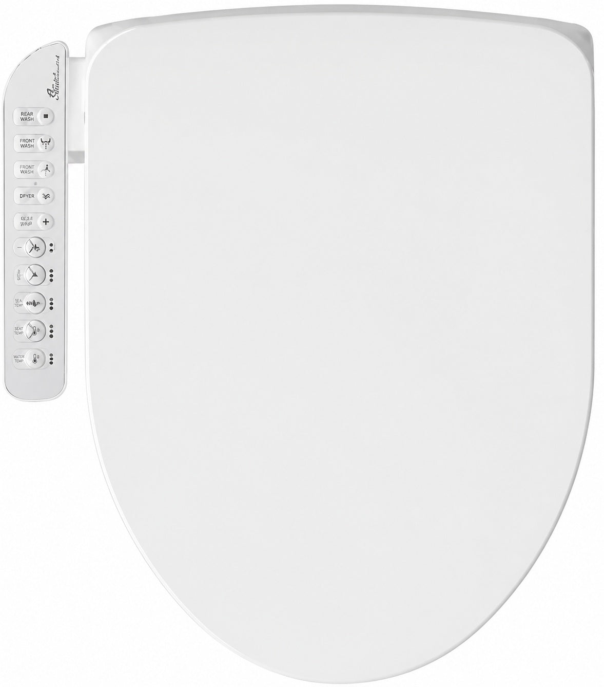 BIO BIDET HD 7000 Electric Bidet Seat for Elongated Toilets in White with Fusion Heating Technology