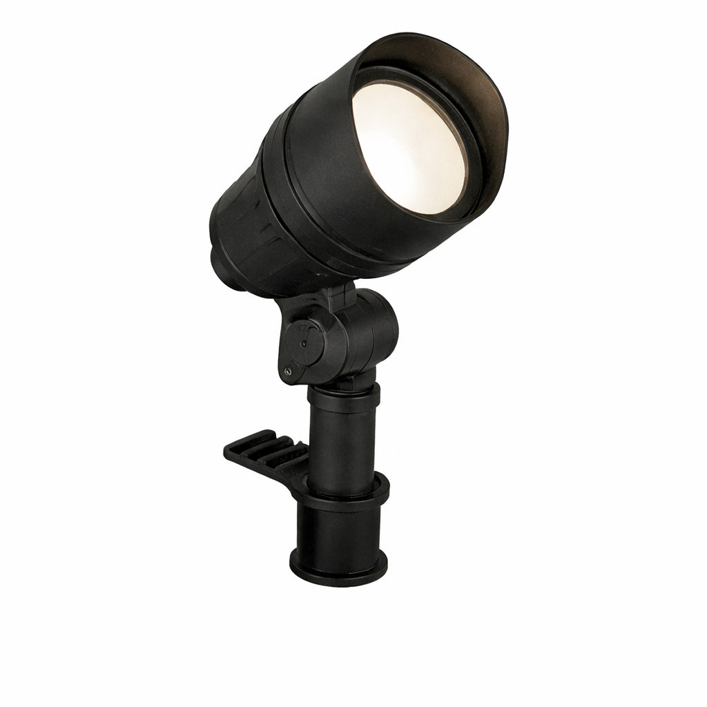 Hampton Bay 200 Lumen Millennium Black Integrated LED Outdoor Landscape Flood Lights with Adjustable Light Color 12 pack