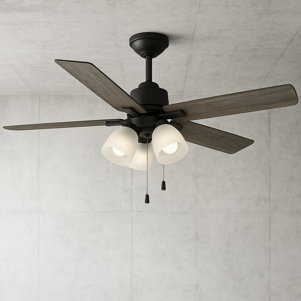 Hampton Bay Malone 54 in. LED Oil-Rubbed Bronze Ceiling Fan with Light Kit
