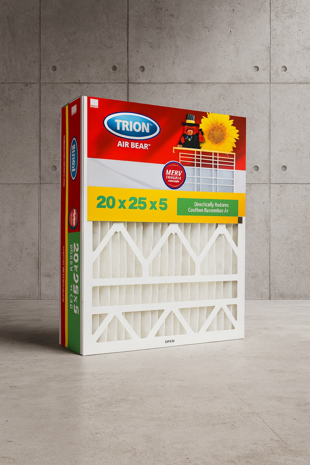 20 in. x 25 in. x 5 in. Trion Air Bear FPR 7 Air Cleaner Filter