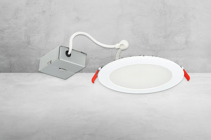 Lithonia Lighting 8 in 3000K New Construction or Remodel IC Rated or Non IC Rated Canless Recessed Integrated LED Kit WF8 LED 30K MVOLT 90CRI MW M6/310129165 191848242643 Lithonia Lighting