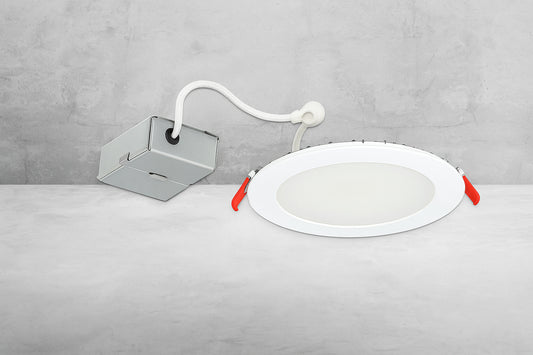 Lithonia Lighting 8 in 3000K New Construction or Remodel IC Rated or Non IC Rated Canless Recessed Integrated LED Kit WF8 LED 30K MVOLT 90CRI MW M6/310129165 191848242643 Lithonia Lighting
