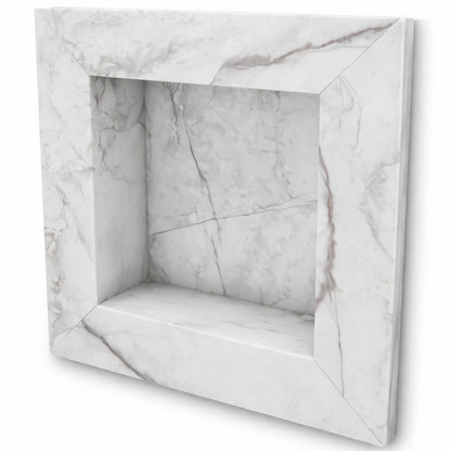 FlexStone 17 in x 17 in Square Recessed Shampoo Caddy in Calypso