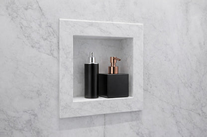 FlexStone 17 in x 17 in Square Recessed Shampoo Caddy in Calypso