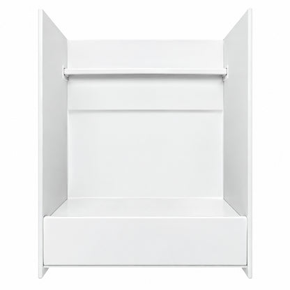 Bootz Industries Maui NexTile 60 in L x 30 in W x 77 in H Alcove Bathtub and Shower Stall Combo Kit with Left Hand Drain in White BTZ MAUI L NXT