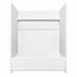 Bootz Industries Maui NexTile 60 in L x 30 in W x 77 in H Alcove Bathtub and Shower Stall Combo Kit with Left Hand Drain in White BTZ MAUI L NXT