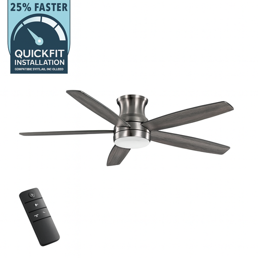 Home Decorators Collection Ashby Park 60 in. White Color Changing Integrated LED Brushed Nickel Ceiling Fan with Light Kit and Remote Control
