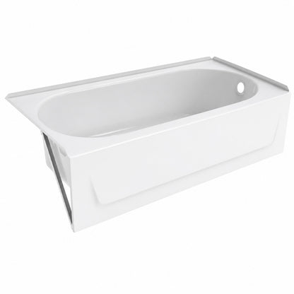 Bootz Industries Mauicast 60 in x 32 in Alcove Soaking Bathtub with Right Drain in White