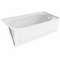 Bootz Industries Mauicast 60 in x 32 in Alcove Soaking Bathtub with Right Drain in White