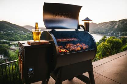 Traeger Pro Series 22-Pellet Grill and Smoker in Bronze
