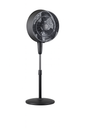 NewAir 18 in. 3-Speed Wide-Angle Oscillating Outdoor Misting Fan and Pedestal Fan for Cool Down 500 sq. ft. - Black