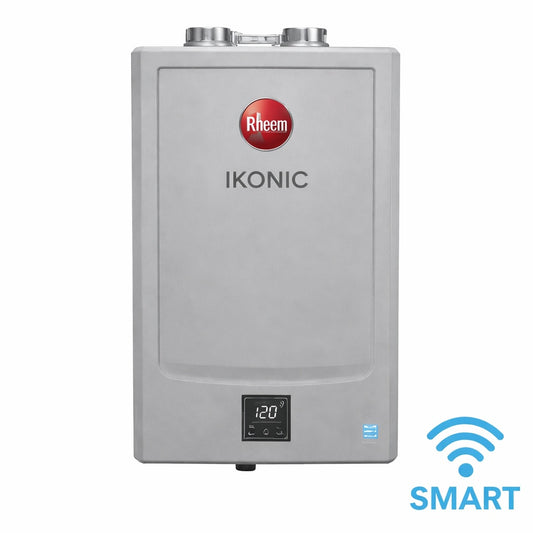 Rheem Ikonic 11 2 Gpm Super High Efficiency Indoor Or Outdoor Natural Gas Tankless Water Heater