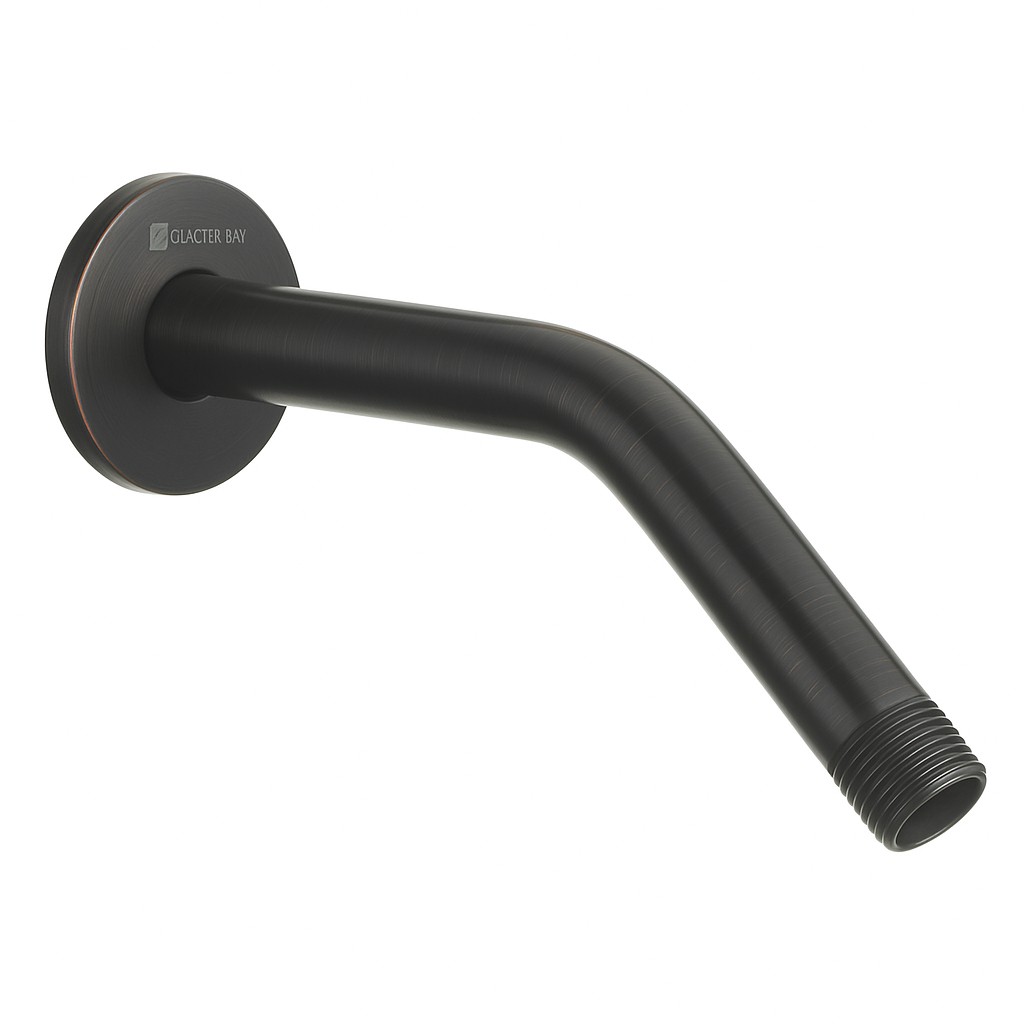 Glacier Bay 8 in. Shower Arm and Flange in Oil Rubbed Bronze