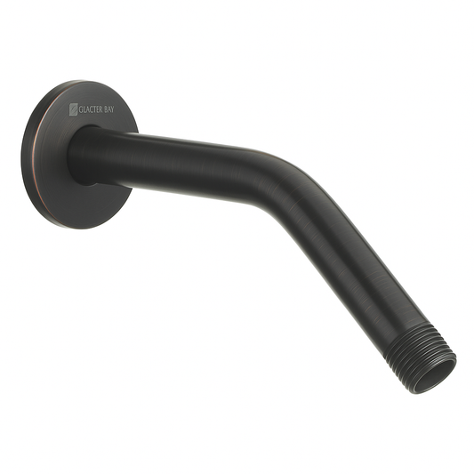 Glacier Bay 8 in. Shower Arm and Flange in Oil Rubbed Bronze