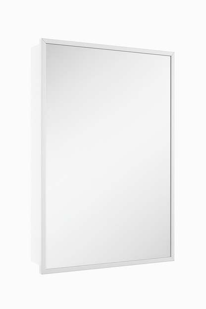 Glacier Bay 19 5 8 in x 26 in Recessed or Surface Mount Beveled Frameless Medicine Cabinet with Mirror 83015/310757068 44021830154 Glacier Bay
