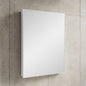 19 5/8 in. x 26 in. Rectangular Recessed or Surface Mount Beveled Frameless Medicine Cabinet with Mirror 83015