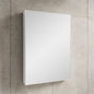 Glacier Bay 19 5 8 In X 26 In Rectangular Recessed Or Surface Mount Beveled Frameless Medicine Cabinet With Mirror