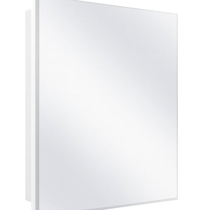 Glacier Bay 23 6 in W x 30 in H Rectangular Wood Composite Medicine Cabinet with Mirror