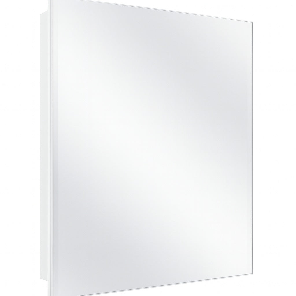 Glacier Bay 23 6 in W x 30 in H Rectangular Wood Composite Medicine Cabinet with Mirror