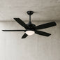 Hampton Bay Gazebo III 52 in. Indoor/Outdoor Wet Rated Natural Iron Ceiling Fan with LED Bulbs Included