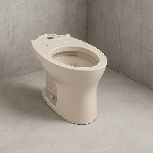 Drake Elongated Toilet Bowl Only with CeFiONtect in Sedona Beige