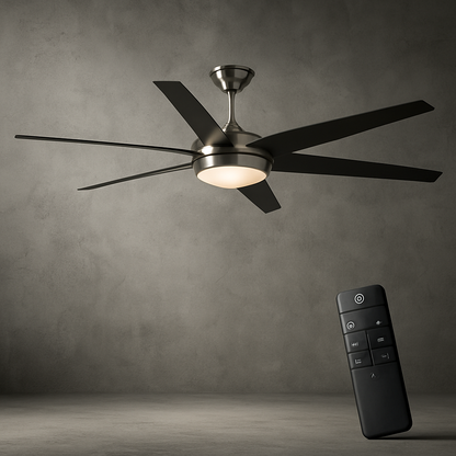 Home Decorators Collection Windward 68 in. White Color Changing Integrated LED Brushed Nickel Ceiling Fan with Light Kit, DC Motor and Remote