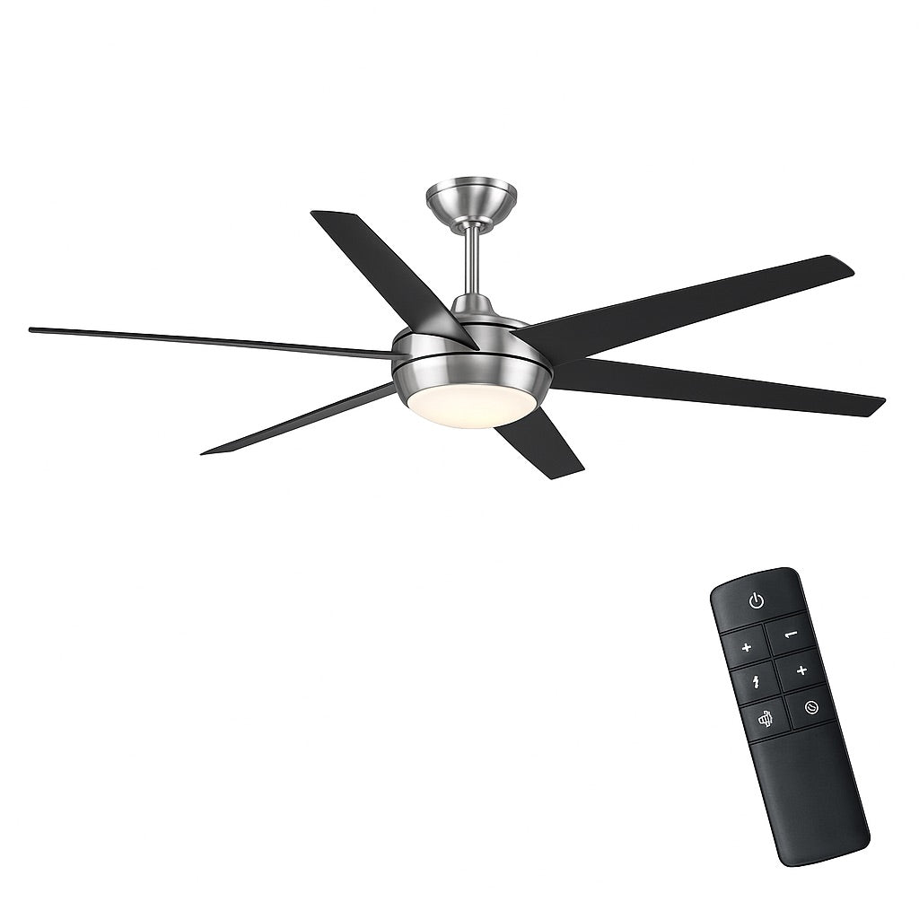 Home Decorators Collection Windward 68 in. White Color Changing Integrated LED Brushed Nickel Ceiling Fan with Light Kit, DC Motor and Remote