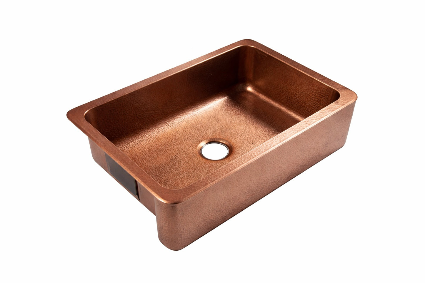 SINKOLOGY Adams 36 in Farmhouse Apron Front Undermount Single Bowl 16 Gauge Antique Copper Kitchen Sink