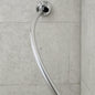 NeverRust 50 in. to 72 in. Aluminum Dual Mount Curved Shower Curtain Rod in Chrome