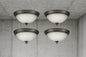 13 in 2 Light Oil Rubbed Bronze Flush Mount 4 Pack EFG8012A ORB 4P