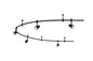 Cresswell Flex Track 8 ft. Bronze LED Ceiling Mounted Hard Wired Track Lighting Kit with Pinhole Head