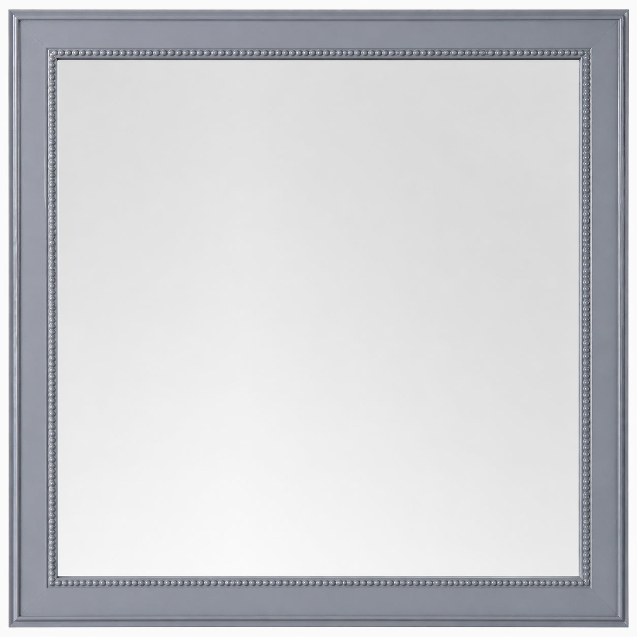 James Martin Vanities Bristol 44” Rectangular Mirror, Silver Gray