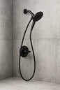 Chamberlain In2ition 2-in-1 Rough-in Valve Included Single-Handle 4-Spray Shower Faucet 1.75 GPM in Matte Black