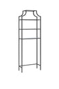 CROSLEY FURNITURE Aimee 27.25 in. W x 73 in. H x 11 in. D Bronze Over-the-Toilet Storage