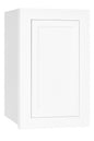 Hampton Bay Shaker 21 in W x 12 in D x 30 in H Assembled Wall Kitchen Cabinet in Satin White