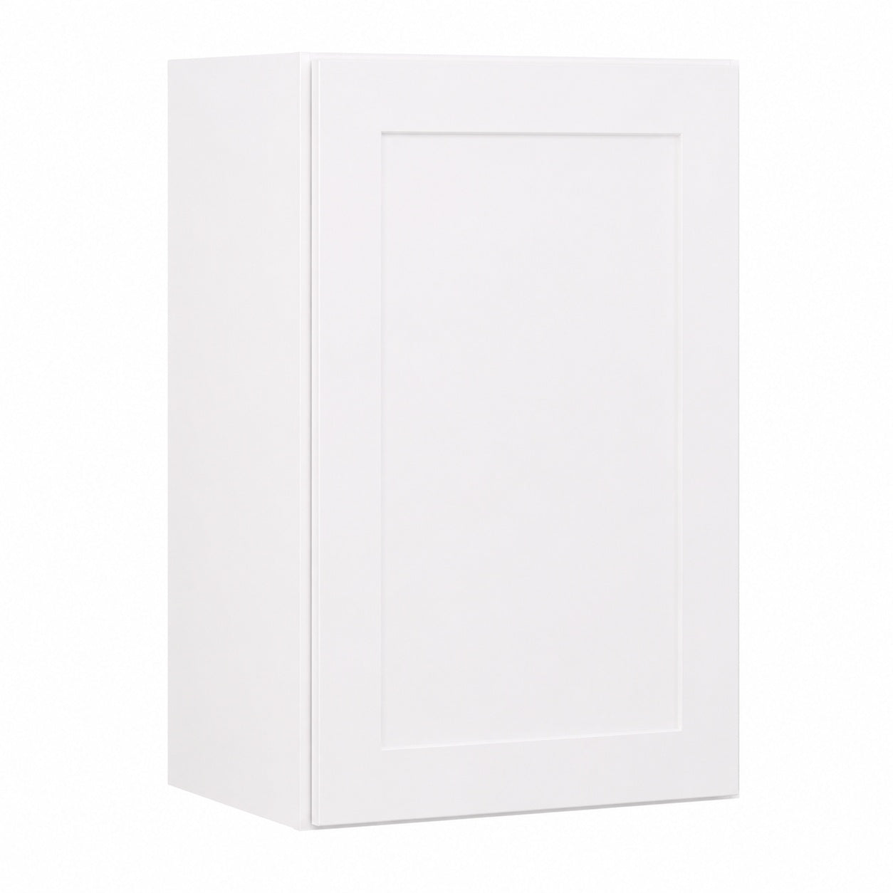 Hampton Bay Shaker 21 in W x 12 in D x 30 in H Assembled Wall Kitchen Cabinet in Satin White