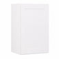 Hampton Bay Shaker 21 in W x 12 in D x 30 in H Assembled Wall Kitchen Cabinet in Satin White