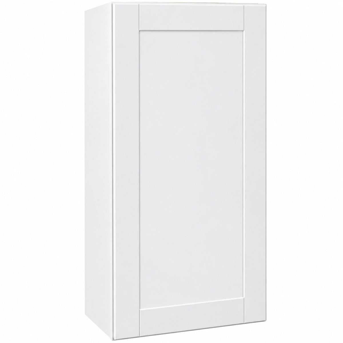 Hampton Bay Shaker 21 in W x 12 in D x 30 in H Assembled Wall Kitchen Cabinet in Satin White KW2130 SSW