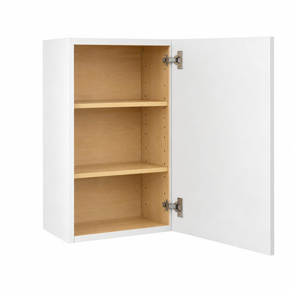 Hampton Bay Shaker 24 in W x 12 in D x 42 in H Assembled Wall Kitchen Cabinet in Satin White KW2442 SSW