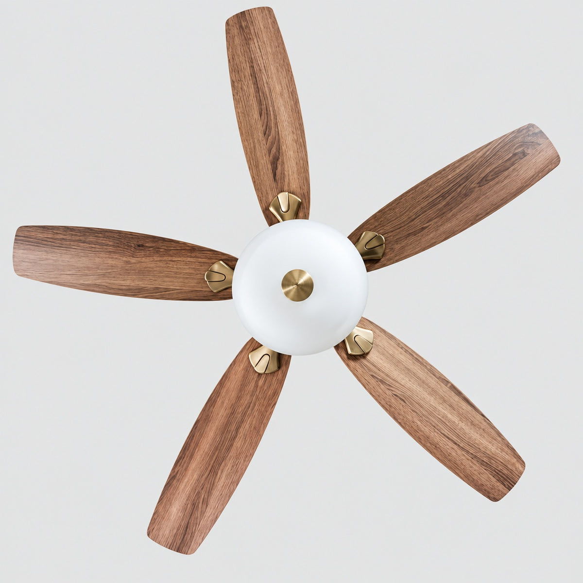 Hampton Bay Southwind II 52 in Indoor LED Brushed Nickel Ceiling Fan with Light Kit Reversible Blades and Remote Control