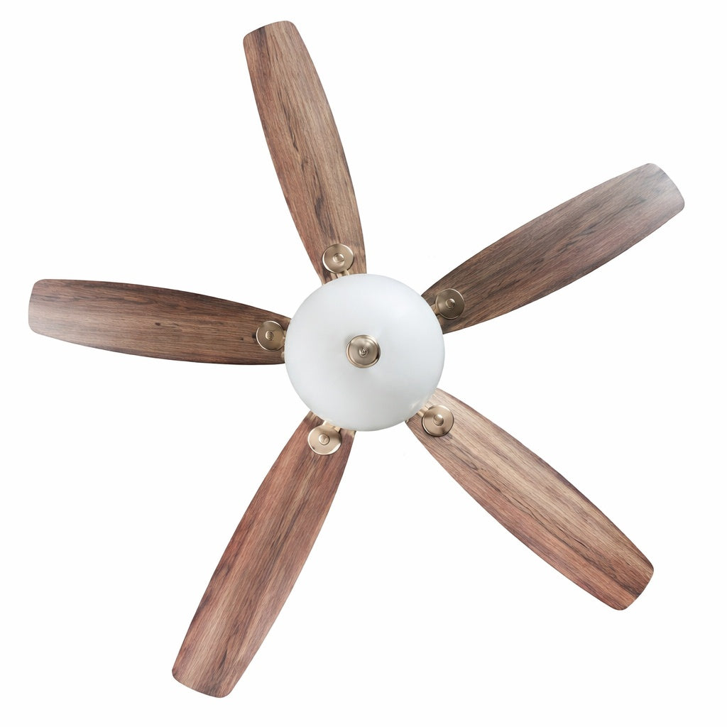 Hampton Bay Southwind II 52 in Indoor LED Brushed Nickel Ceiling Fan with Light Kit Reversible Blades and Remote Control