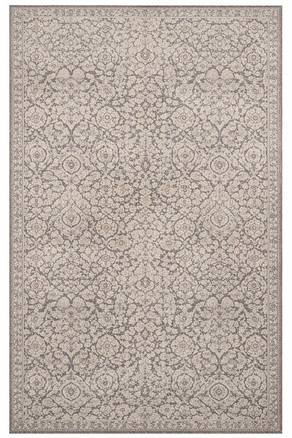 Home Decorators Collection Skyline Gray 5 Ft X 7 Ft Floral Area Rug